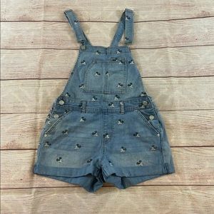 Mickey Mouse Overall Shorts